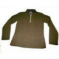 Women's 1/2 Zip Recycle Polyester Microfleece Pullover